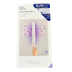 Anti-Virus Wand Disinfector X5 Multi UV Sanitizer NWOT
